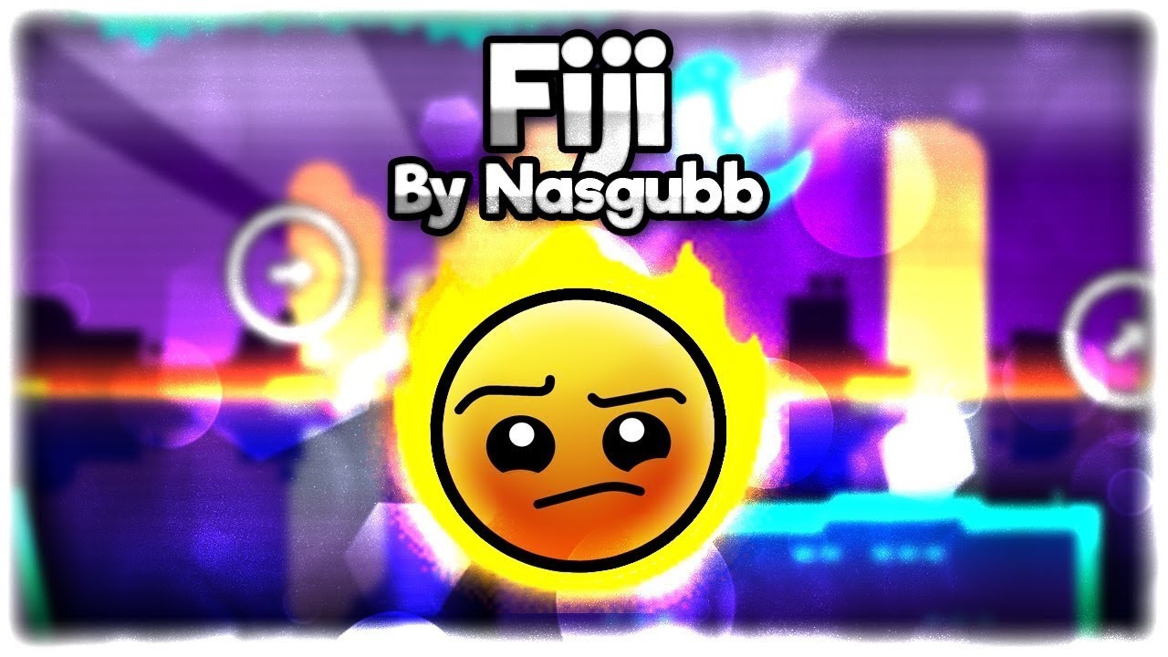 Geometry dash: Fiji by Nasgubb 2 coins, Dcrax9