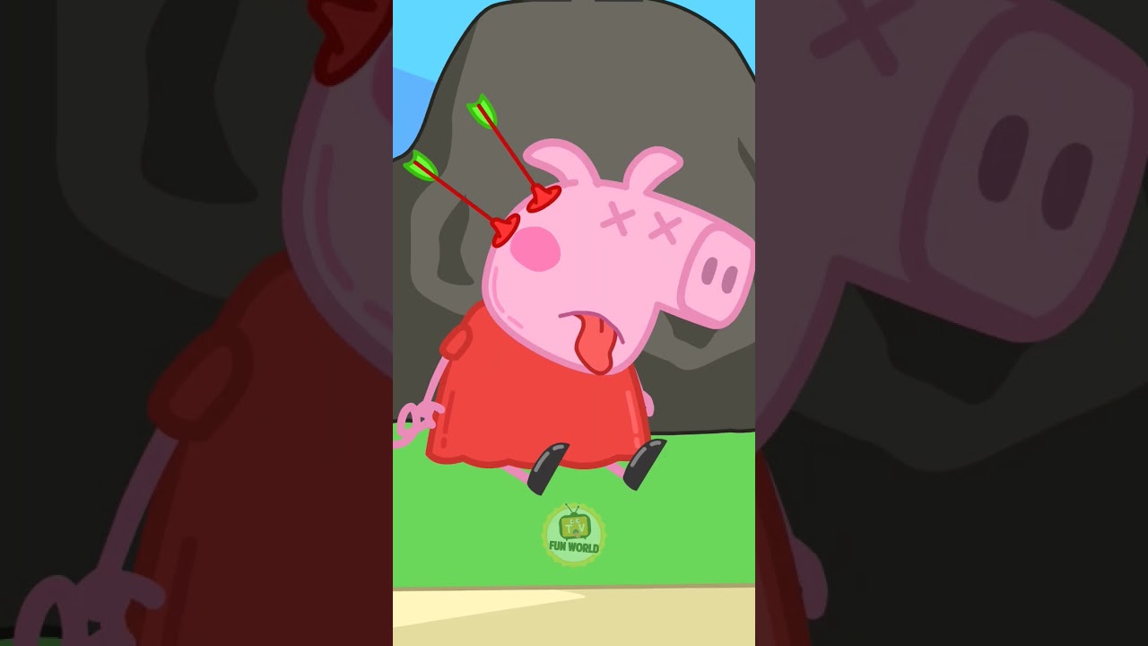 George Pig Regret His Actions #animationmeme #funnycartoon #peppapigparody #peppapig