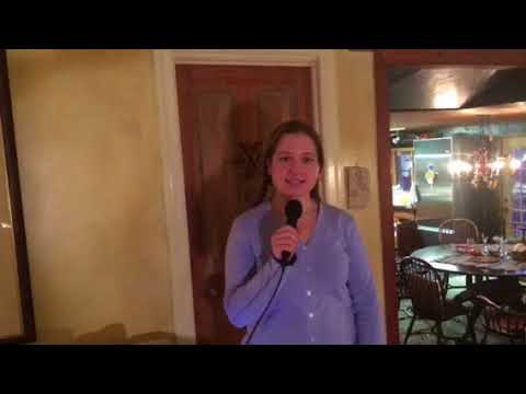 Georgia Sorkin singing “Let It Go” at the reunion