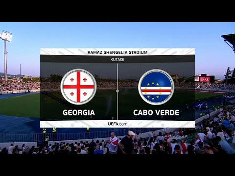 Georgia Vs Cape Verde | Match Highlights | 2025 International Friendly