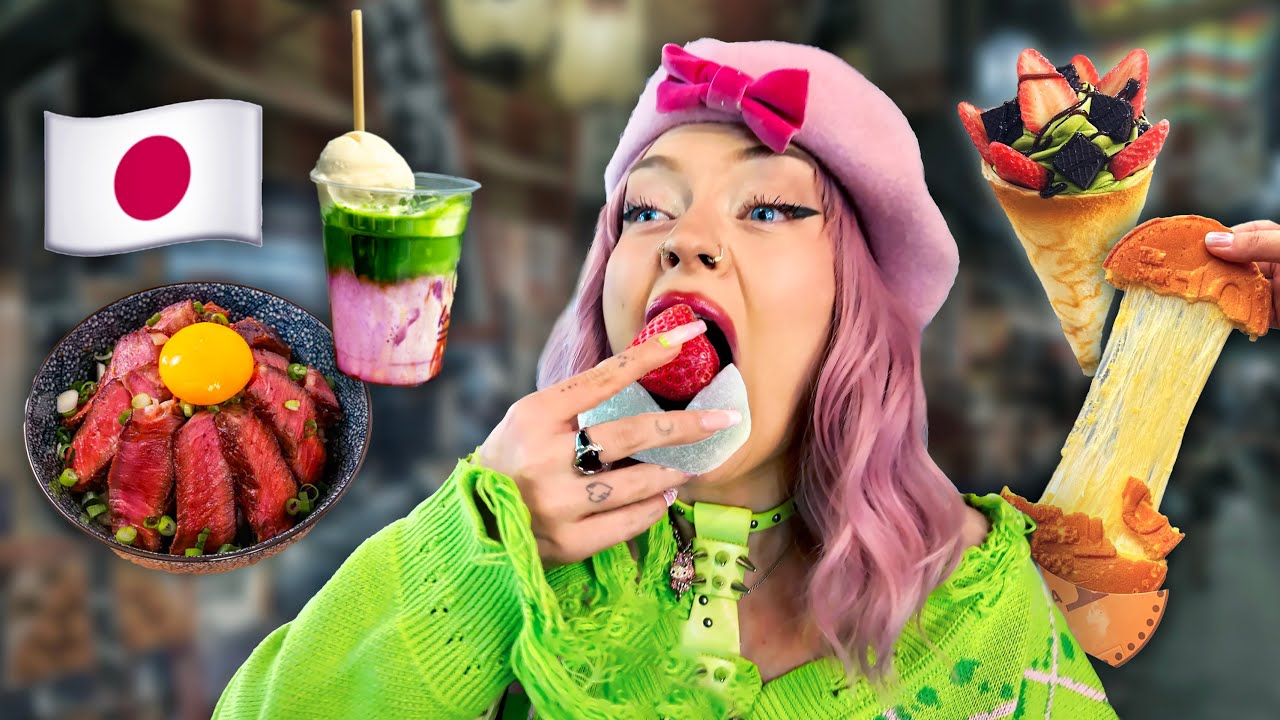 German Girl tries the best food spots in JAPAN