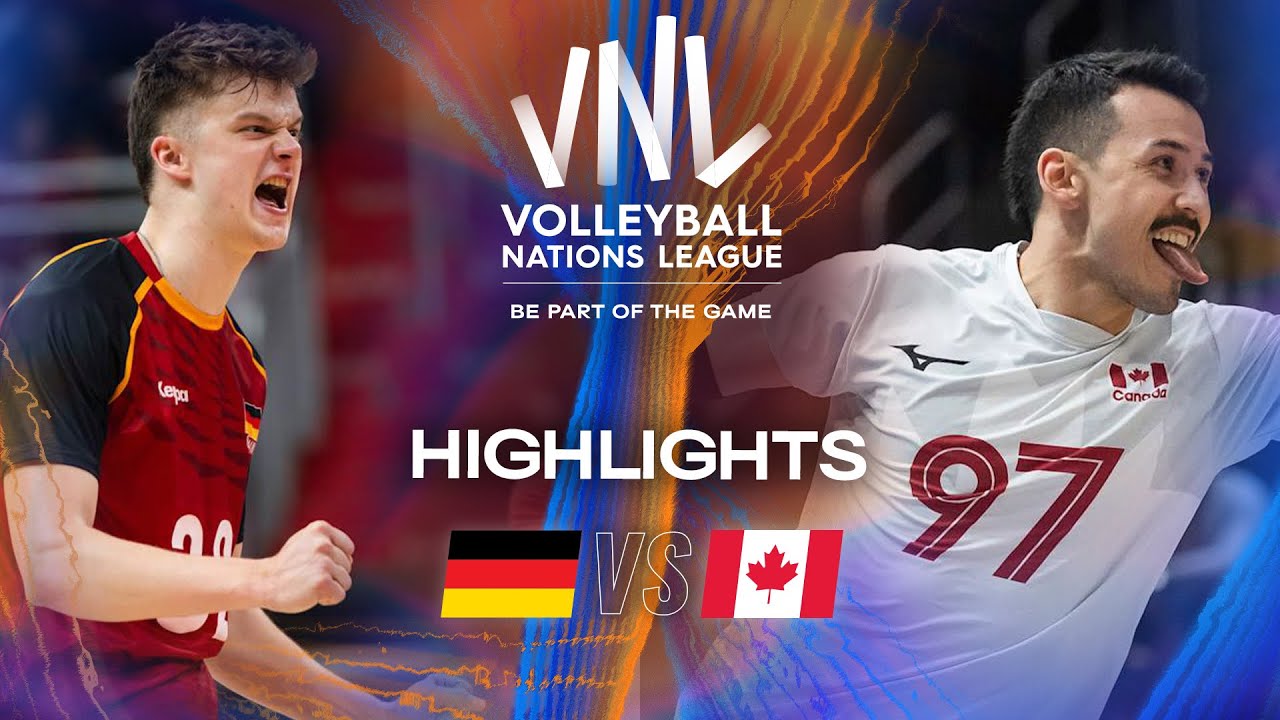 Germany 🇩🇪 vs. Canada 🇨🇦 - Highlights | Week 1 | Men's VNL 2025