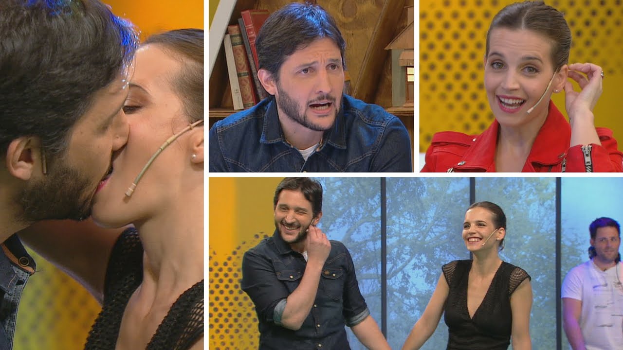 Germán Paoloski y Sabrina Garciarena en una entrevista a puro amor