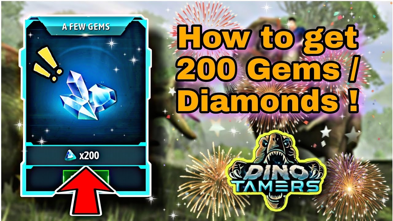 Get 200 diamonds for free! | Dino Tamers || LazyCrafteR