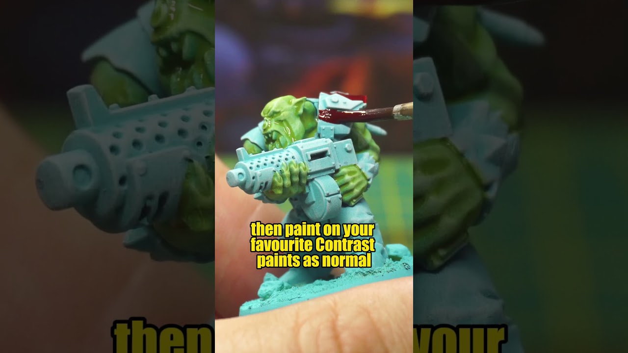 Get cooler colours with Contrast paints