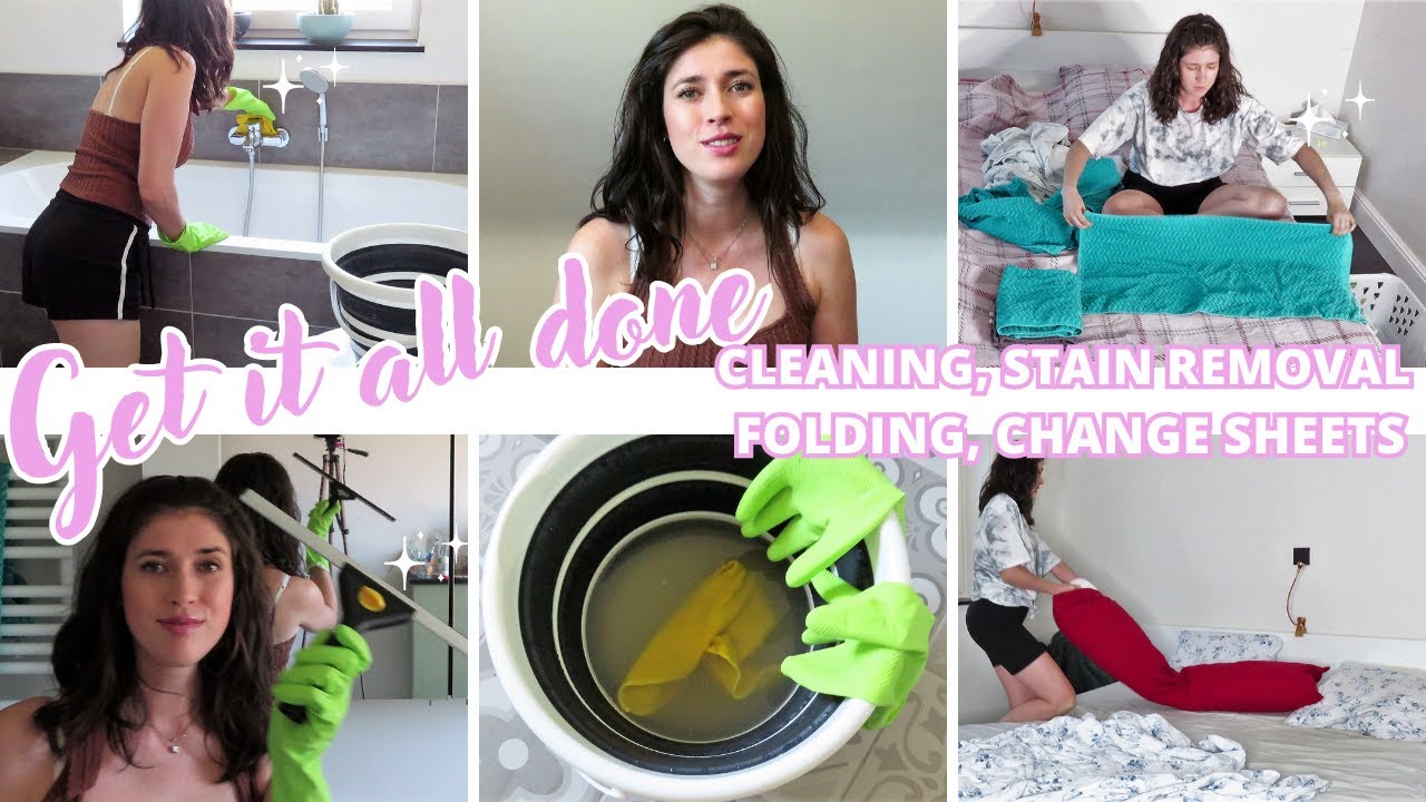 GET IT ALL DONE | household chores, filthy house, cleaning motivation, deep clean, bathroom cleaning