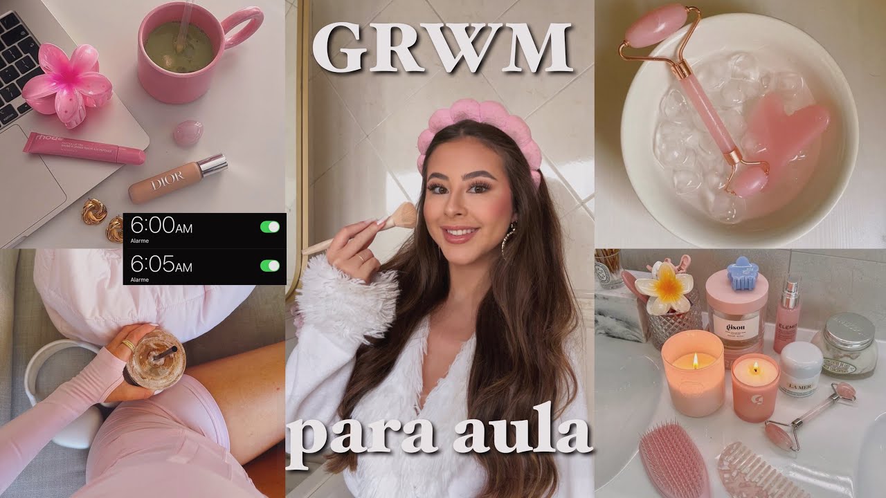 get ready with me for class & chats 💘