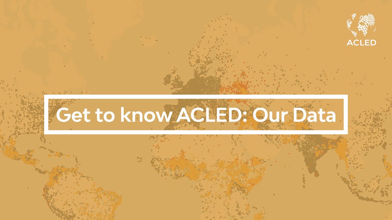 Get to know ACLED: Our data