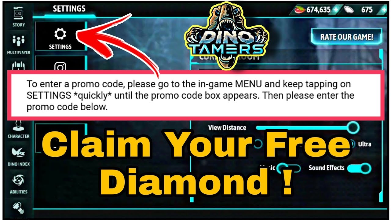 Get Your Free Diamonds! | DINO TAMERS || 4017