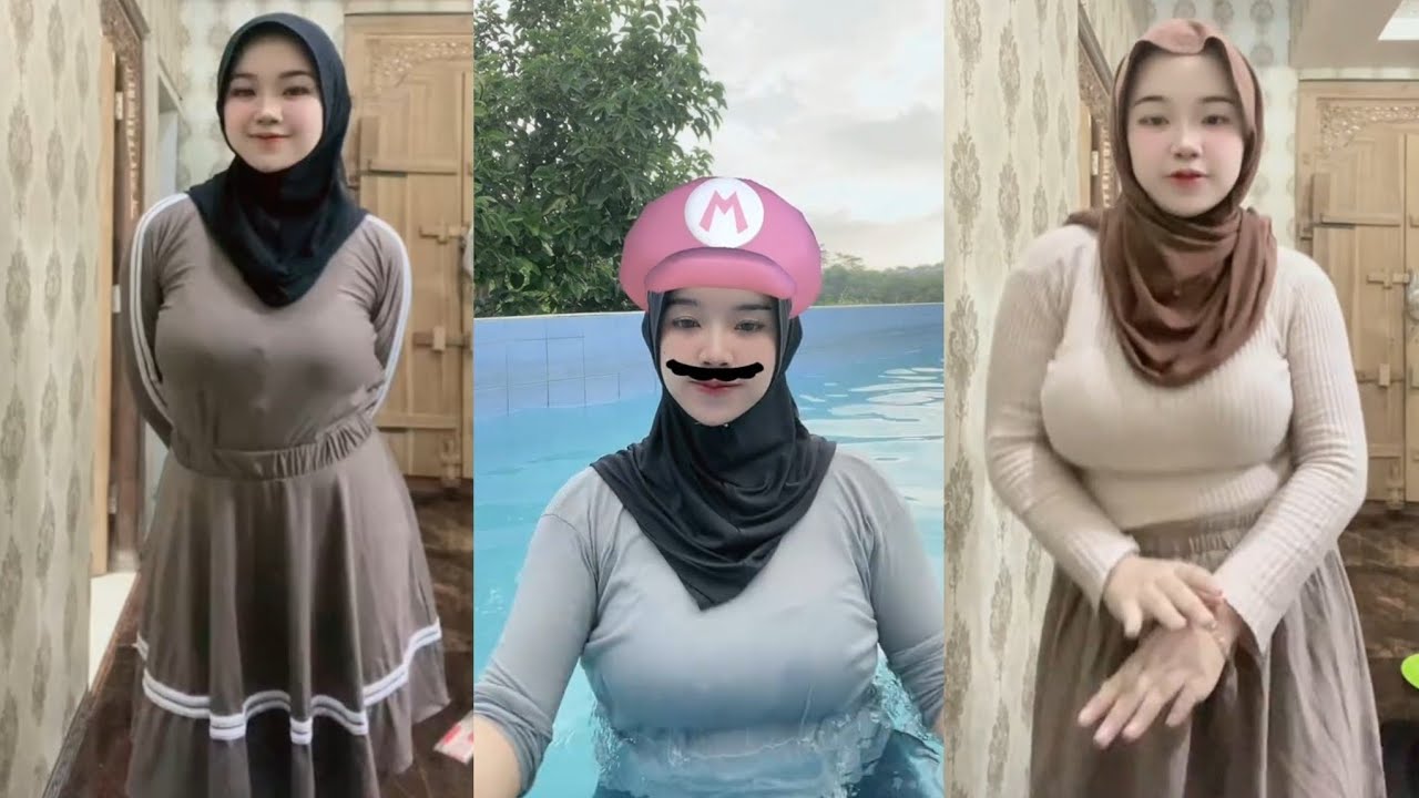 Geter nya bikin lupa || Jilboobs Pemersatu Bangsa || Tiktok Hijab Tobrut Hot 💦