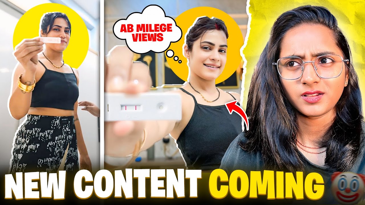 Getting pregnant for content 😨