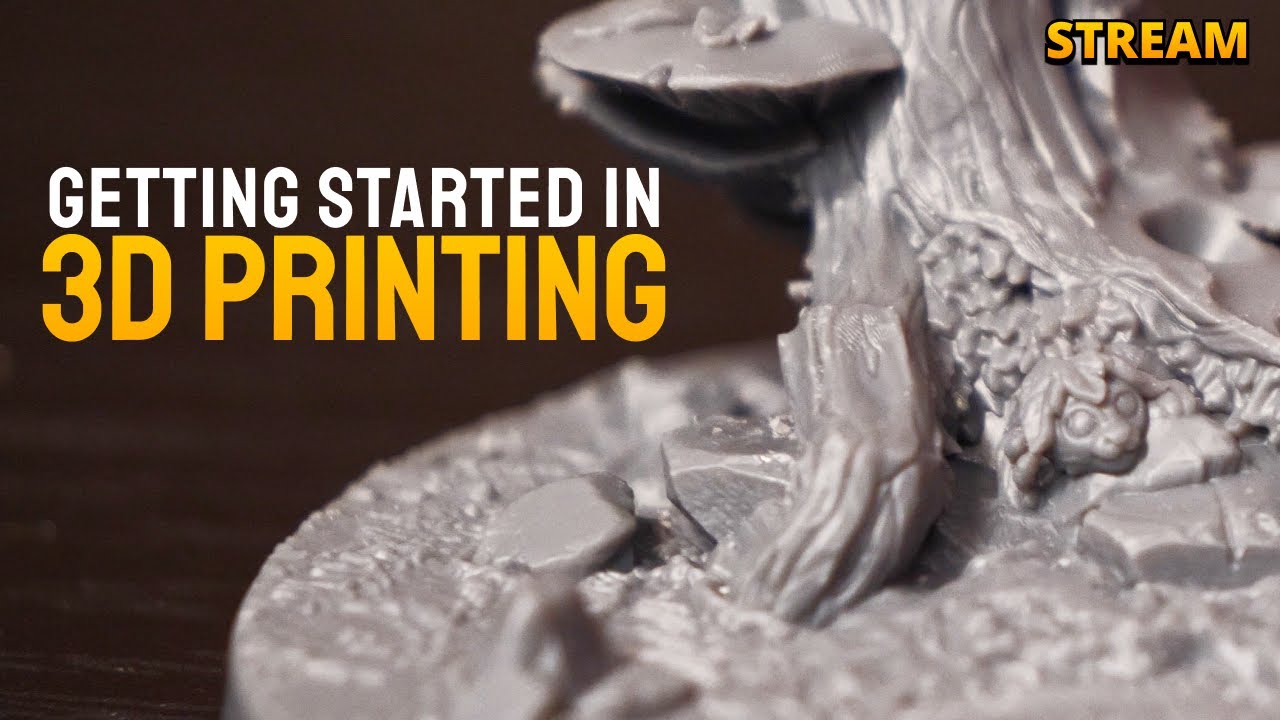 Getting Started in 3D Printing - Live Stream - 3D Printer Giveaway