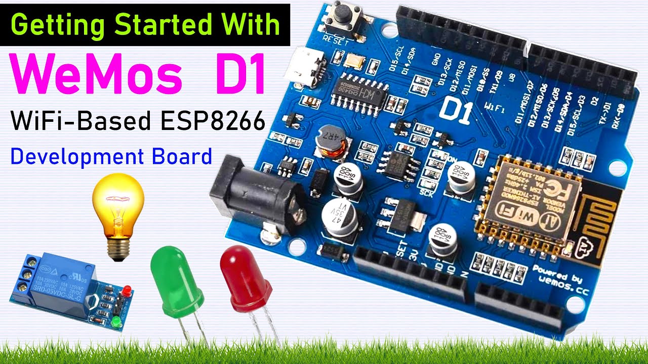 Getting started with  WeMos D1 WiFi based ESP8266 Development Board Compatible With Arduino