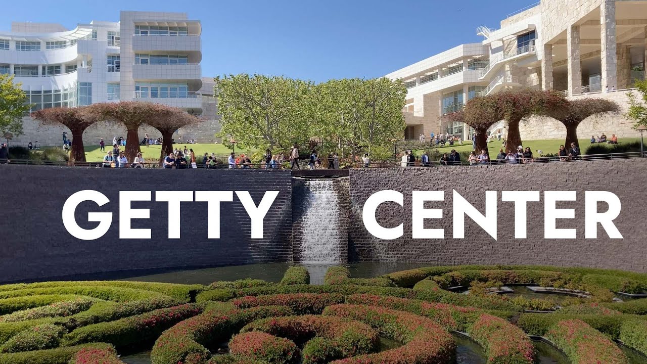 Getty Center with Kids - Visiting the Free Art Museum in Los Angeles with Gardens & Tram Ride 4K