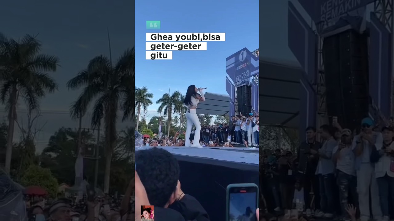 Ghea youbi jogetnya bisa geter-geter gitu #dangdut #ojing #hiburansegar
