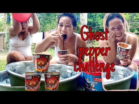 GHOST PEPPER CHALLENGE (napaligo sa walang oras)  Rose vlog