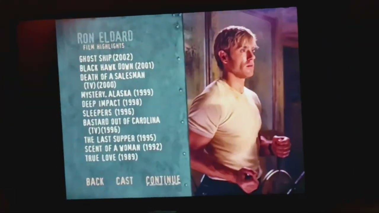 Ghost Ship 2003 DVD Menu Walkthrough