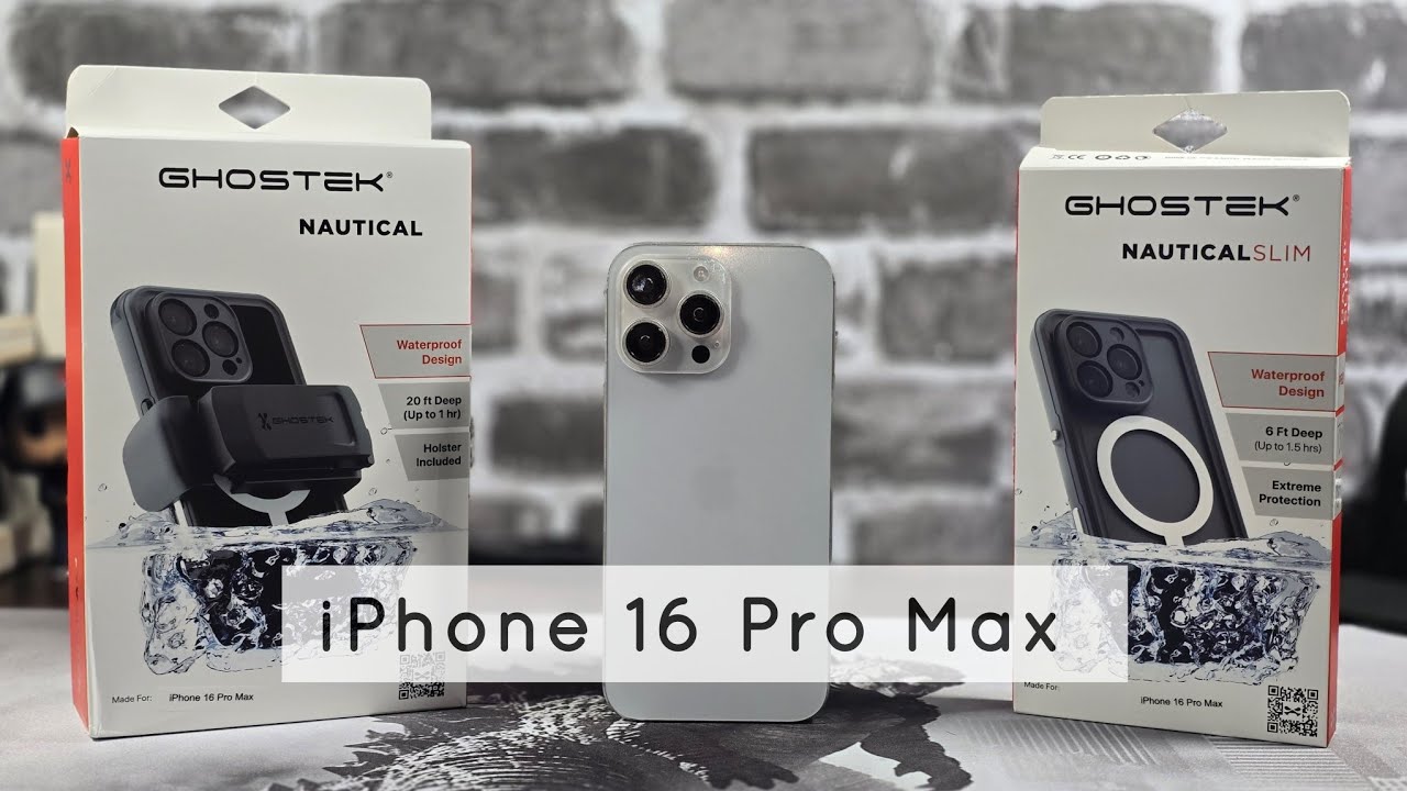 Ghostek Nautical Case Series for iPhone 16 Pro Max | IP68 Waterproof Protection