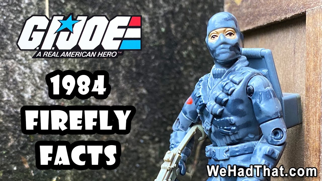 G.I. Joe Firefly: Cobra Saboteur Vintage 1984 Hasbro Action Figure Comic Book Cartoon Review ARAH