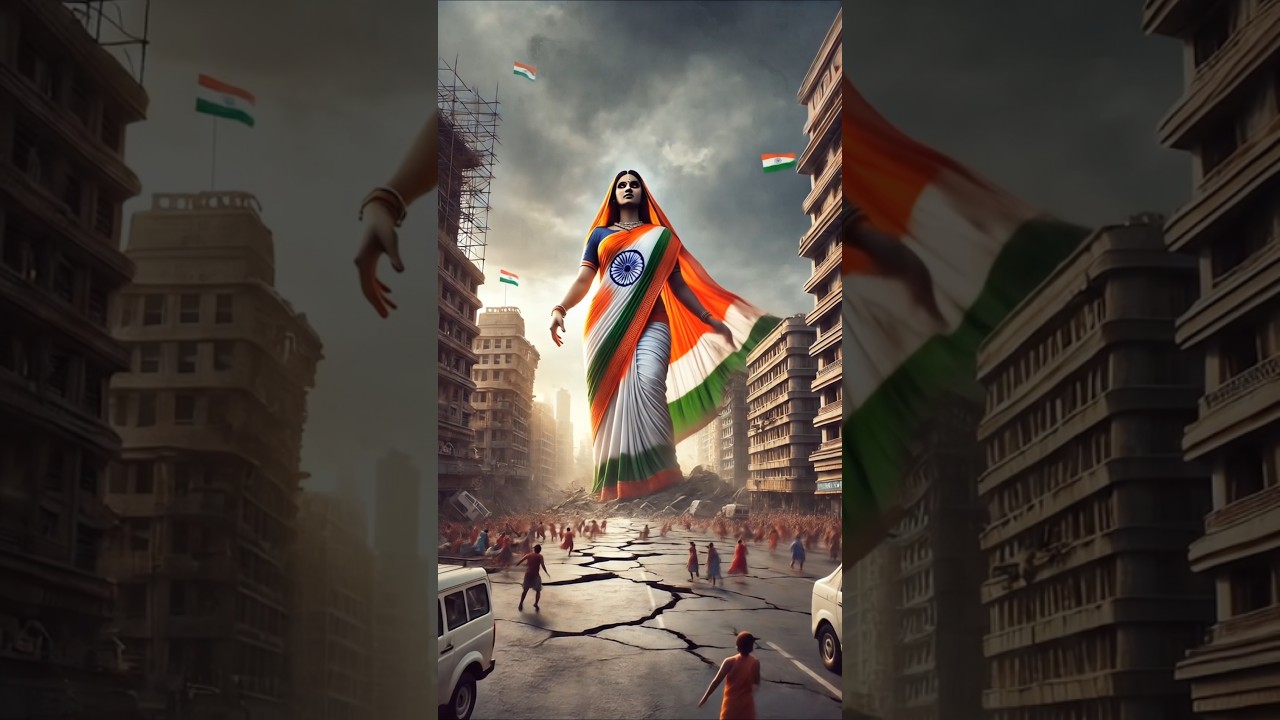 Giant Girl India Vs Pakistan | Indian Girl Vs Pakistani Girl | #india #pakistan #ai #shorts #giant