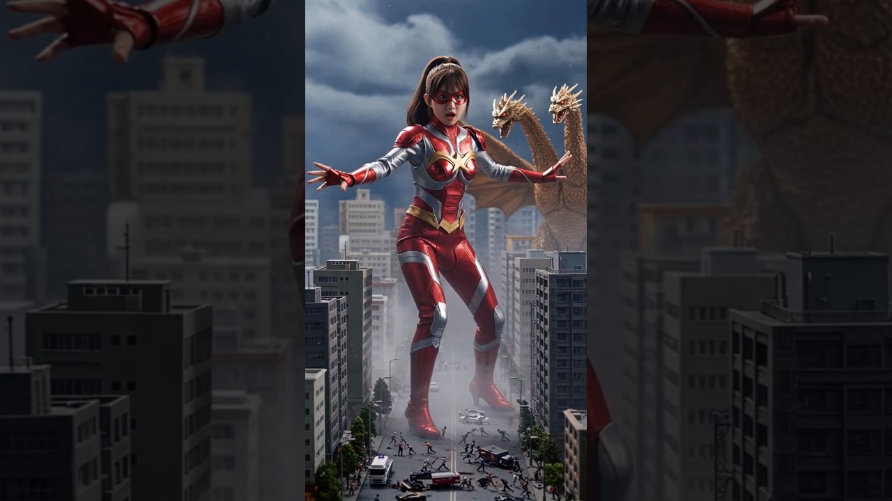 giant masked heroine of justice who protects peace on Earth #supergirl
