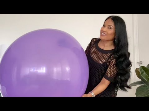 Giant Purple Balloon 🎈 Popping!!