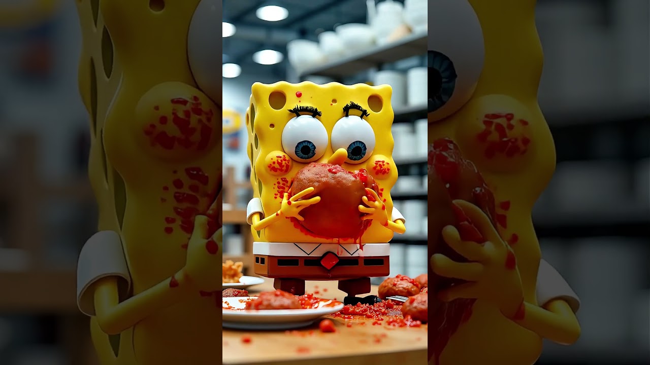 GIANT SPONGEBOB AT IKEA