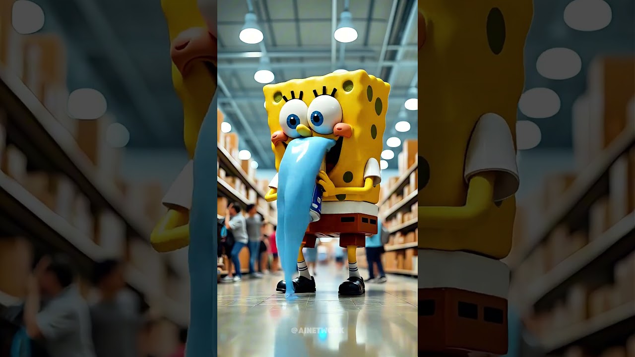 GIANT SPONGEBOB AT IKEA