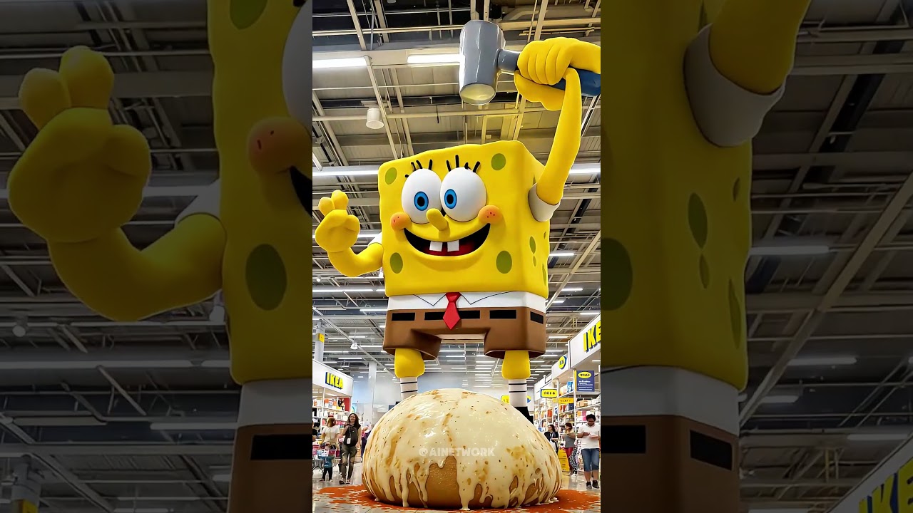 GIANT SPONGEBOB AT SCP 3008