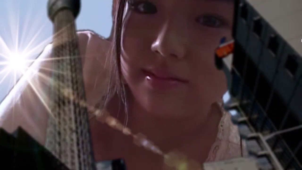 giantess ai shinozaki/スカイツリー上空の巨大娘　篠崎愛　合成