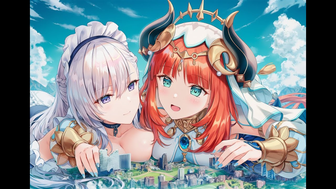 giantess belfast x nilou