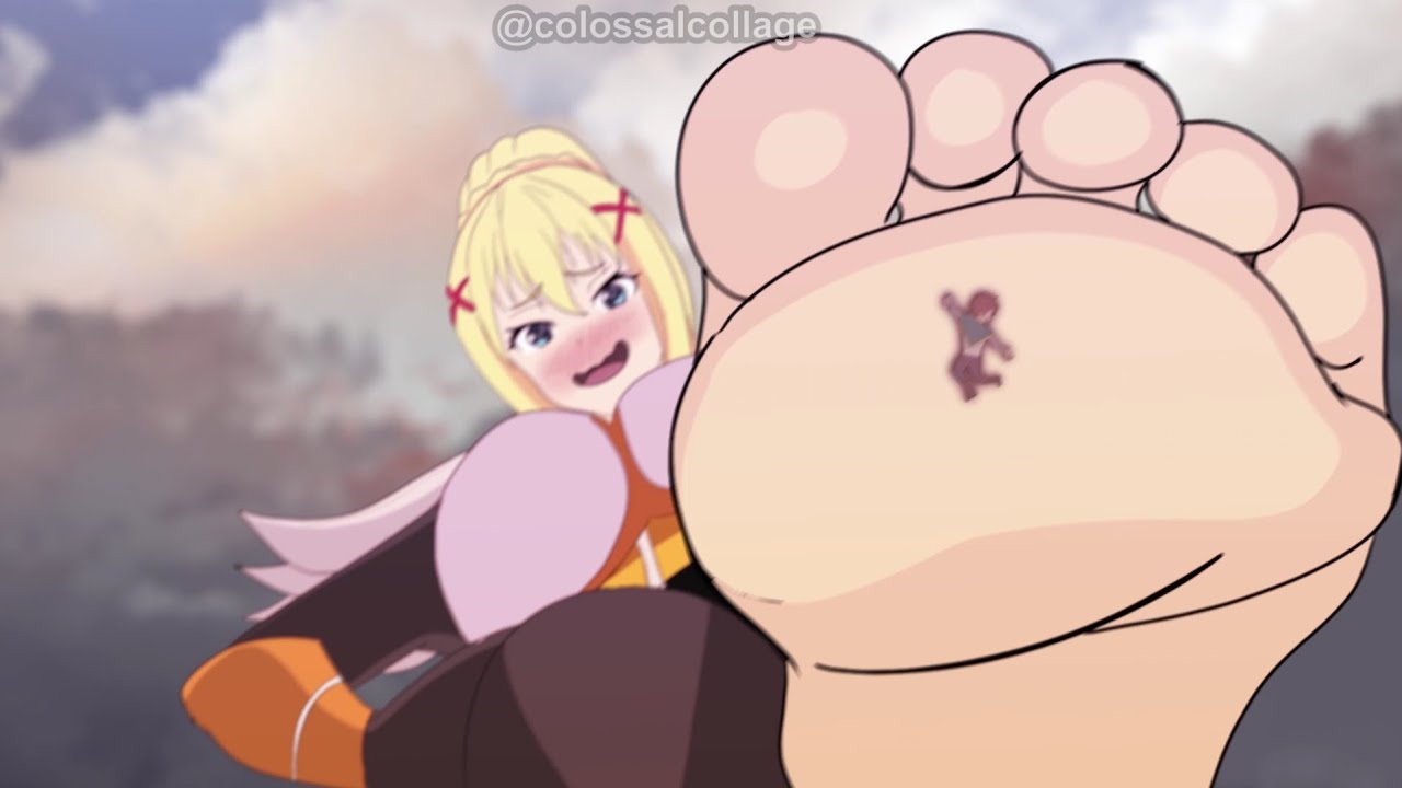 Giantess Darkness (Underglass Animation) - by ColossalCollages [READ DESC.]