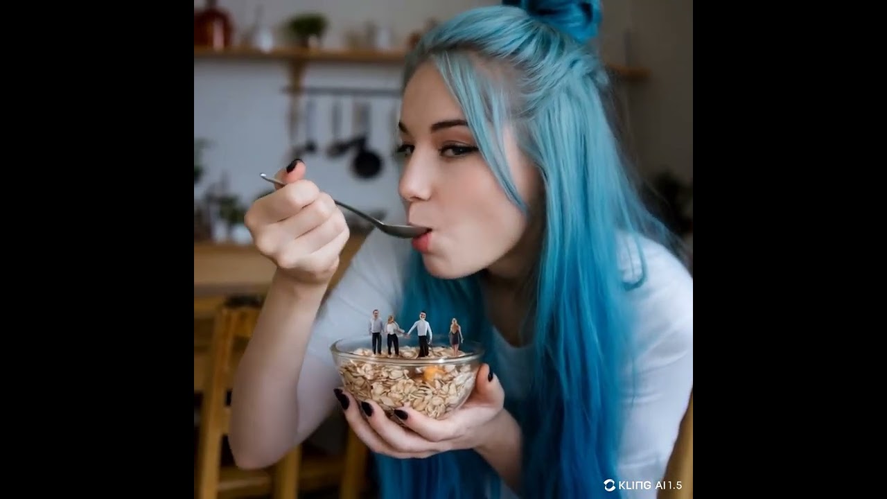 giantess girl eats / vore some shrunken people