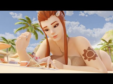 Giantess Growth Overwatch Bikini Beach Giantess Breast Expansion Giantess Animation