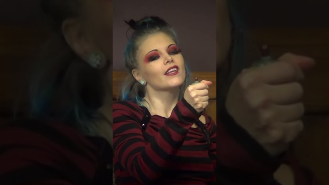 Giantess Isabella Brutally wakes up her date that she shrunk at the bar the prior night!