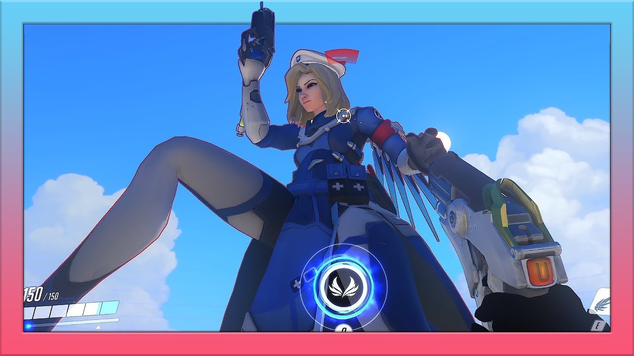 Giantess Mercy Overwatch - [Giantess Growth] [巨大娘] [1440p/60FPS]