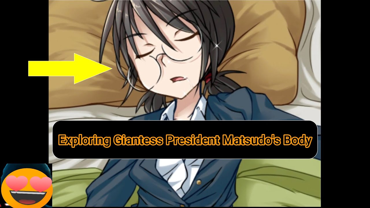 Giantess Ochiko Game President Matsudo's Ambition Exploring Massive President Body