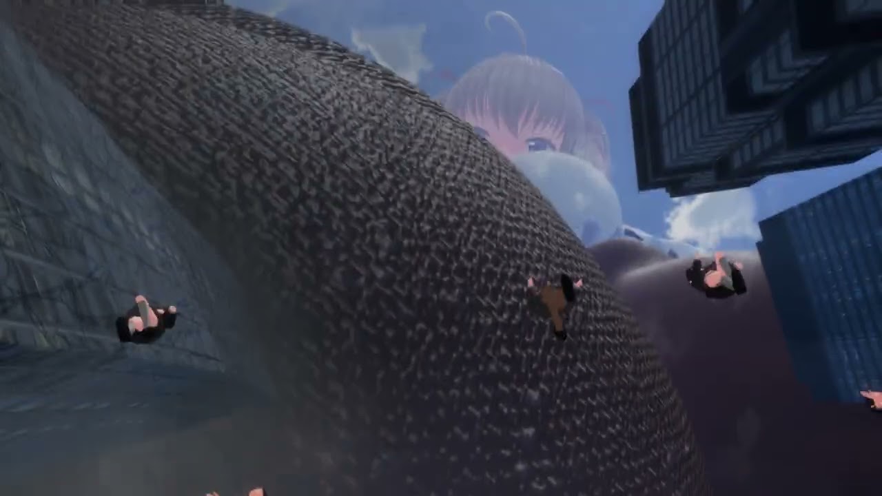 Giantess Sora Thighs Toe Stomp