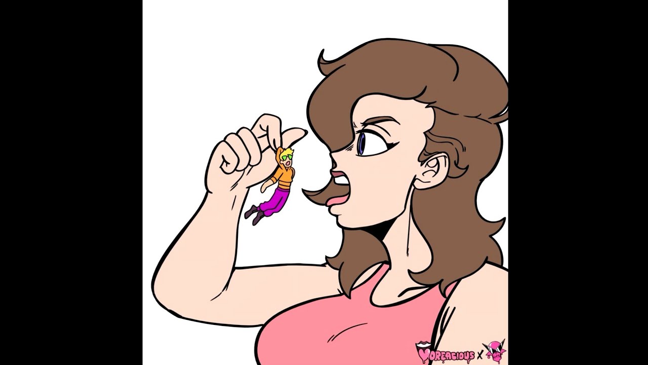 Giantess vore animation