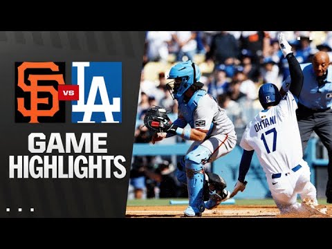 Giants vs. Dodgers Game Highlights (6/15/25) | MLB Highlights