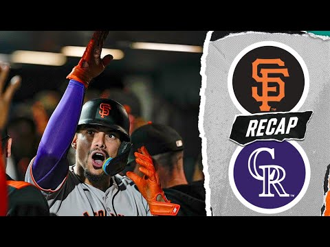 Giants vs. Rockies Game Highlights (6/10/25) | MLB Highlights
