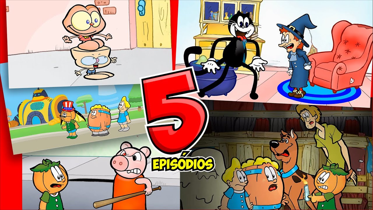Gibi Nossa Turma em 5 Episódios - Pig Roblox - Cartoon Cat - PKXD - Mongo e Drongo - Scooby Doo