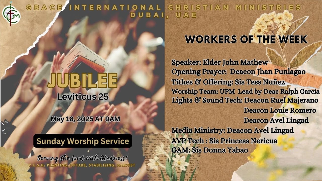 GICM Praise and Worship service | May 18, 2025