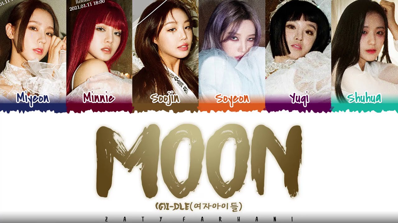 (G)I-DLE - 'MOON' Lyrics [Color Coded_Han_Rom_Eng]