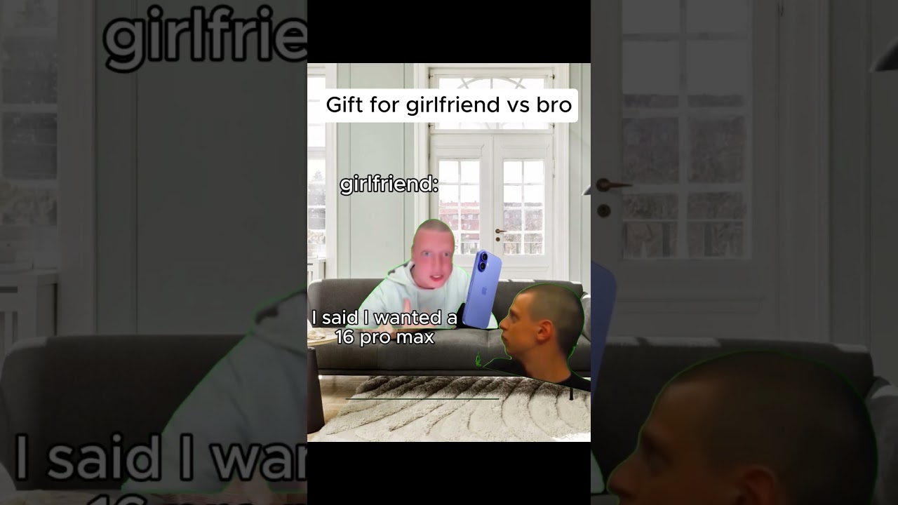 Gift for girlfriend VS bro #funny #mellstroy #memes￼
