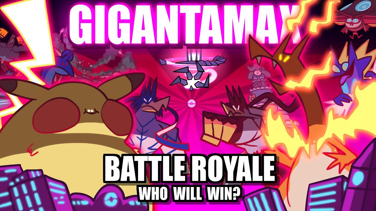 GIGANTAMAX Pokemon Battle Royale 💥 Collab With @Gnoggin (Loud Sound Warning)
