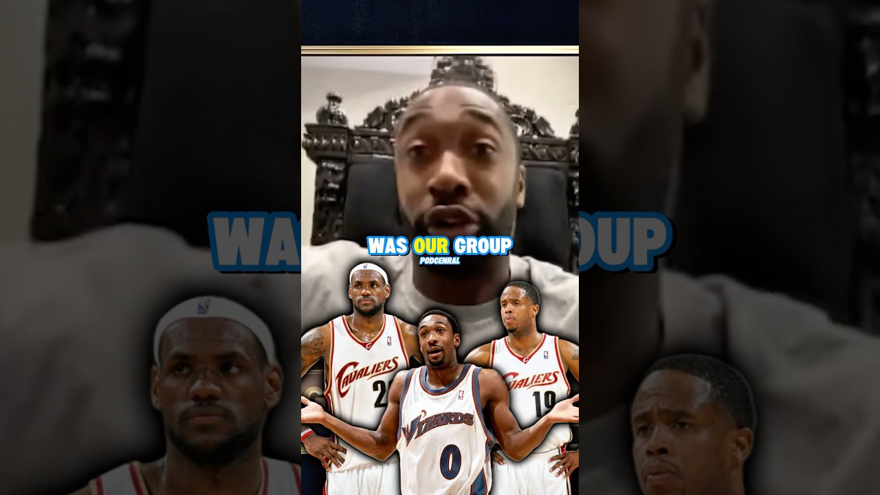 Gilbert Arenas Shares What Actually Happened When Lebron Tapped His Shoulder😂 #gilsarena
