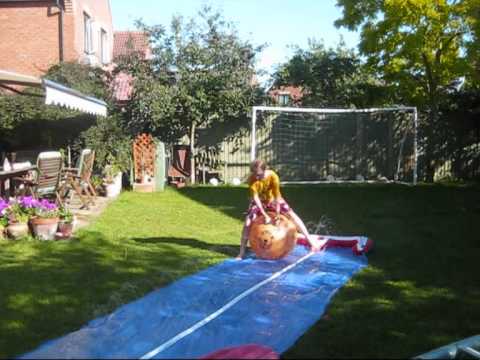 Ginger Waterslide Collision