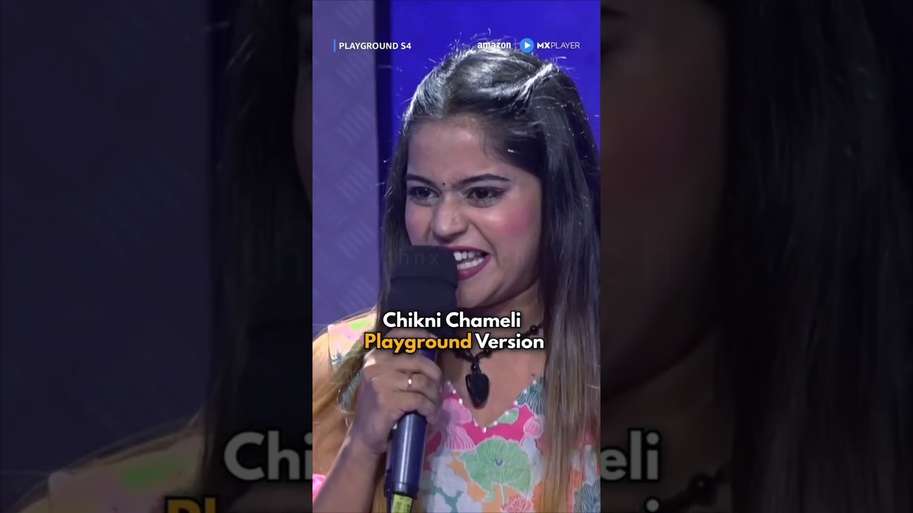 Ginni pandey chikni chameli par parpornance #playground S4 tread #tranding viral short