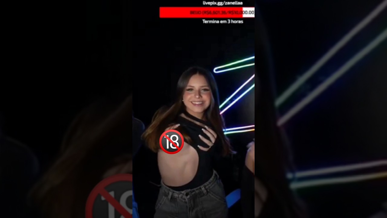 Giovanna Borges vazou o p3it0 na live do Zanella quando ele não estava 😱